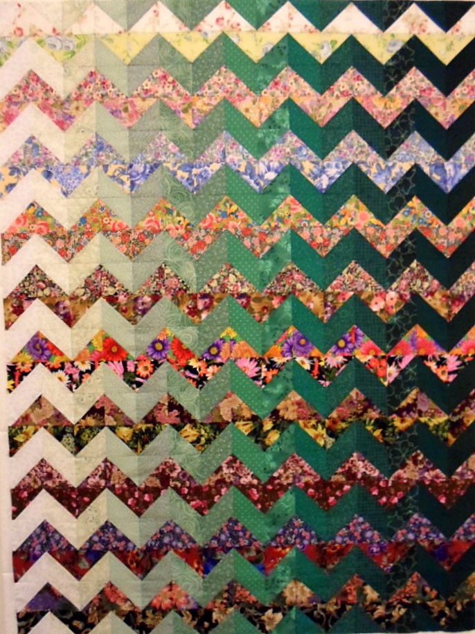 TFloral Zig Zag All done and the binding will be in a med… Flickr