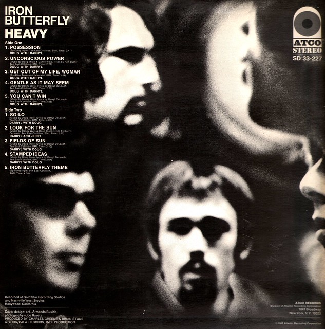 Flickriver Photoset 'Vinyl Albums Iron Butterfly The Atlantic/Atco