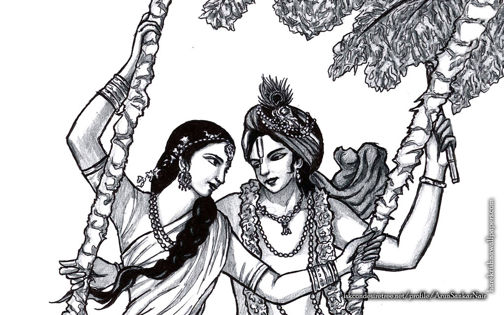 Radha Krishna Wallpaper (023) View above wallpapers in dif… Flickr
