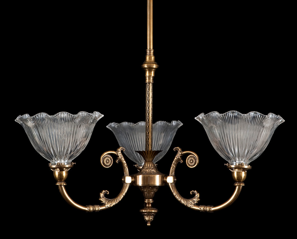 Regent 3 branch light fitting from Memory Lane www.memoryl… Flickr