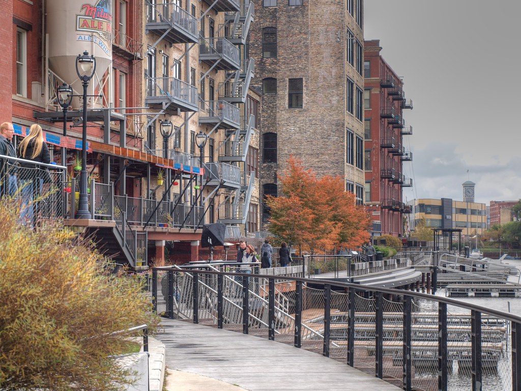 Historic Third Ward River Walk Milwaukee During the early … Flickr