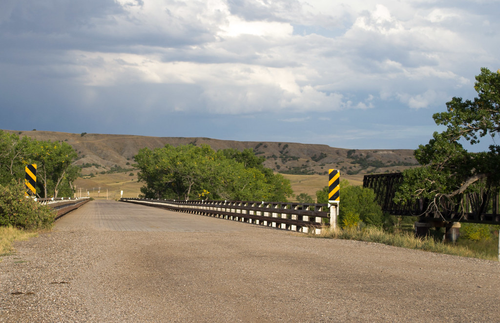 Wasta, SD (0310) Highway (former US 14) and railroad bridg… Flickr