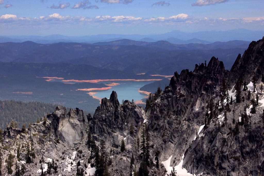 Trinity Lake View of Trinity Lake taken from along Monumen… Flickr