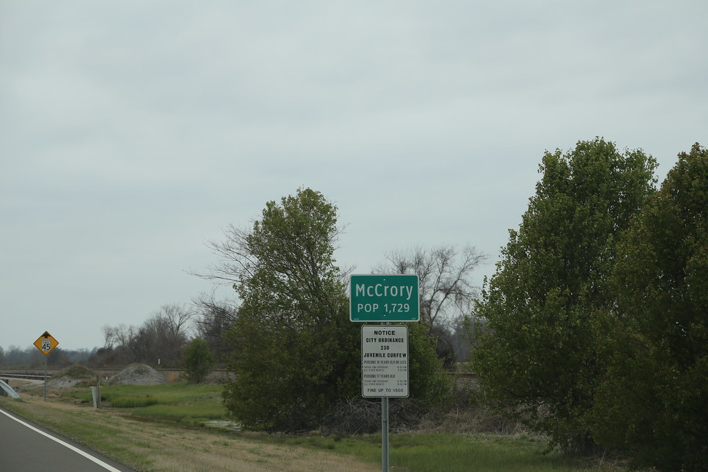 McCrory Arkansas, Woodruff County AR Google Map Wikipedia Bruce