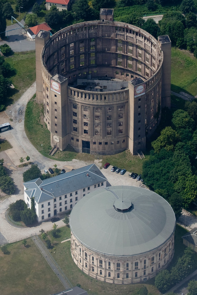 19th century gas storage building in Dresden, Germany Flickr