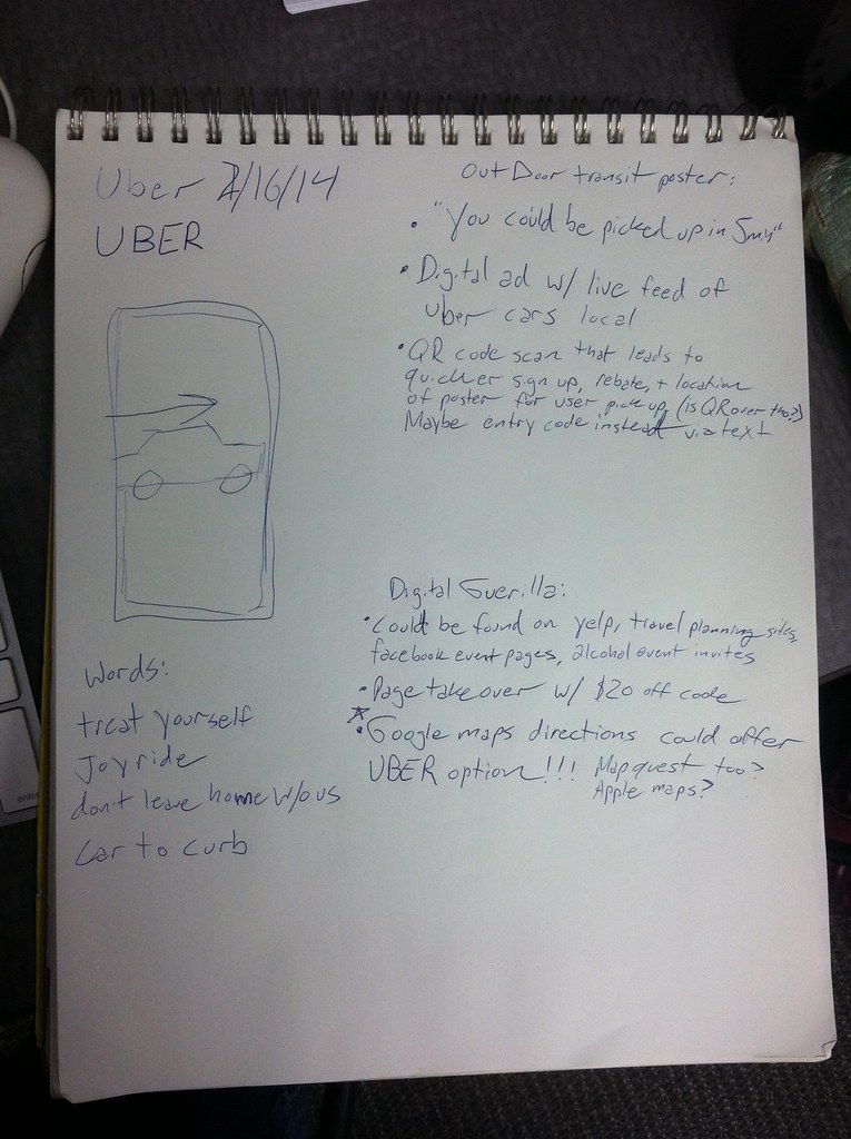 uber ideas Preliminary ideas for Uber app campaign Caitie Rorke