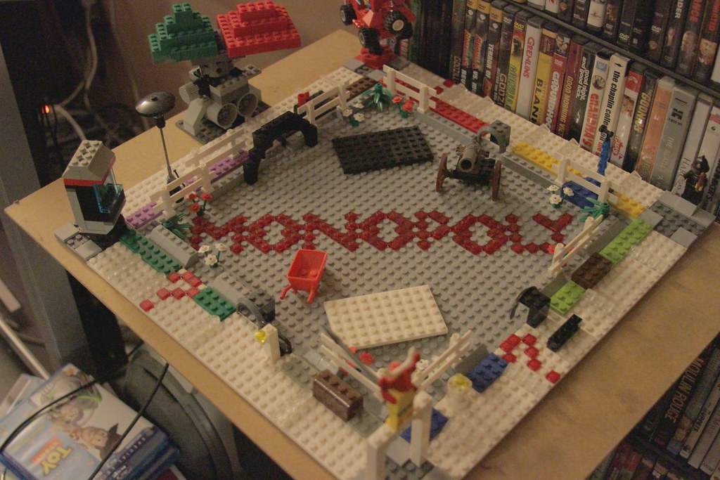 Lego Monopoly Finished Jason Klamm Flickr