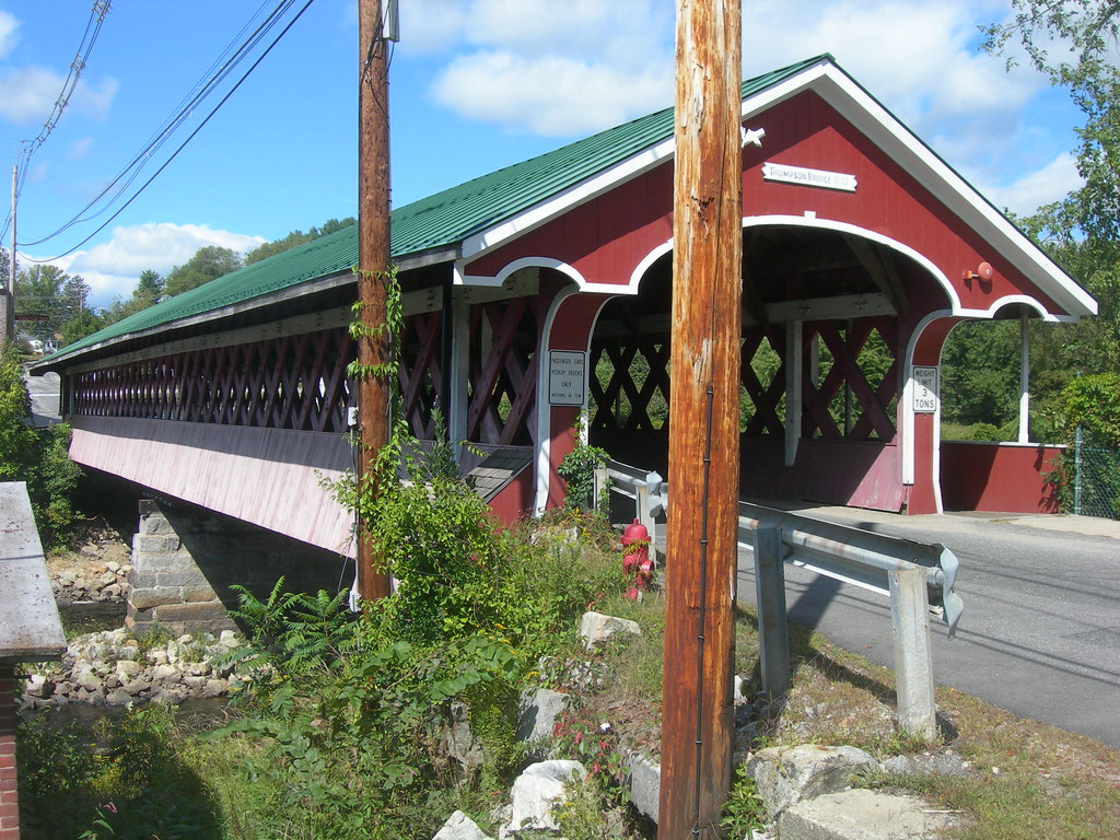 Thompson Covered Bridge West Swanzey, New Hampshire Origin… Flickr