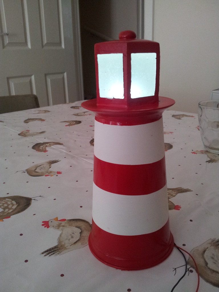 Spray painted lighthouse model john Flickr