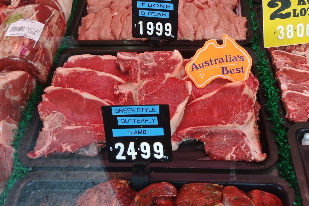 Australia's Best Butcher shop display in Geelong West Brian Aslak Flickr