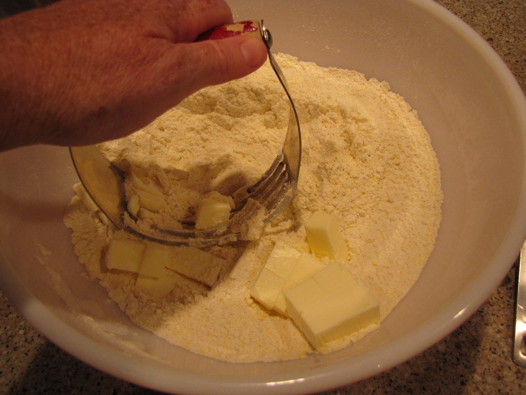 Cut in the cold butter idiotskitchen Flickr