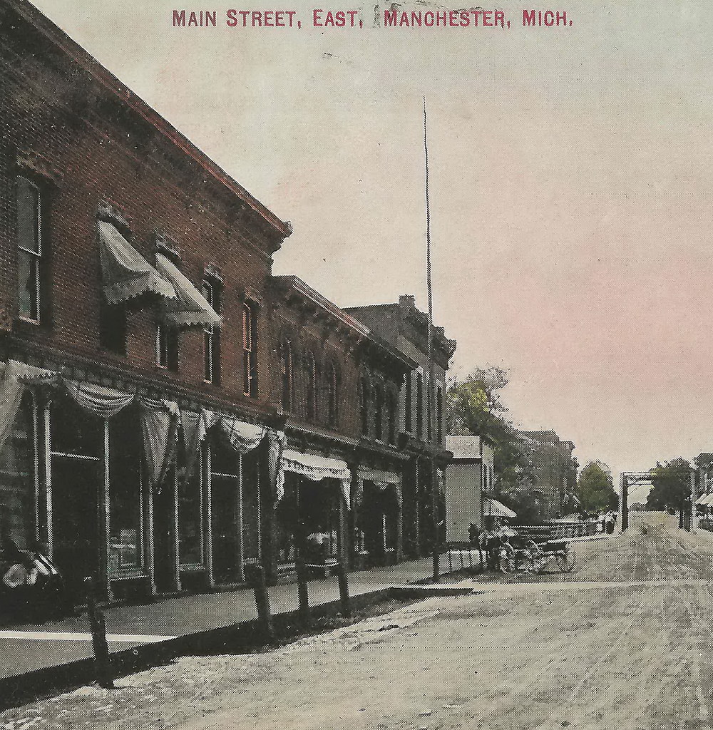 SE Manchester Washtenaw MI 1910 Downtown Stores Businesses… Flickr