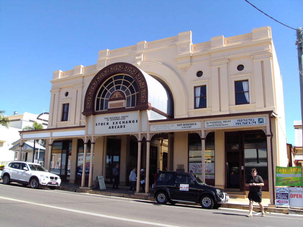 Stock Exchange. Charters Towers. Opened in 1886. It was th… Flickr
