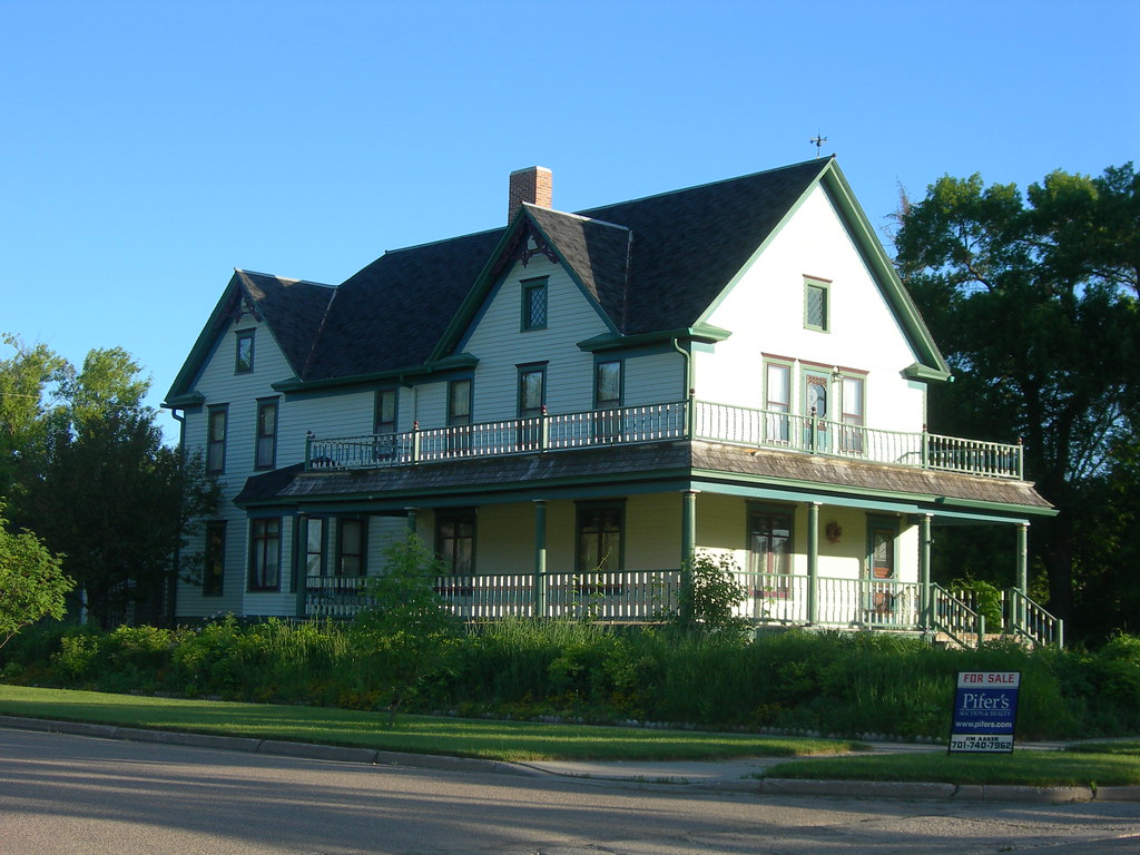 Double Porch Home Lakota, North Dakota Located at West D A… Flickr