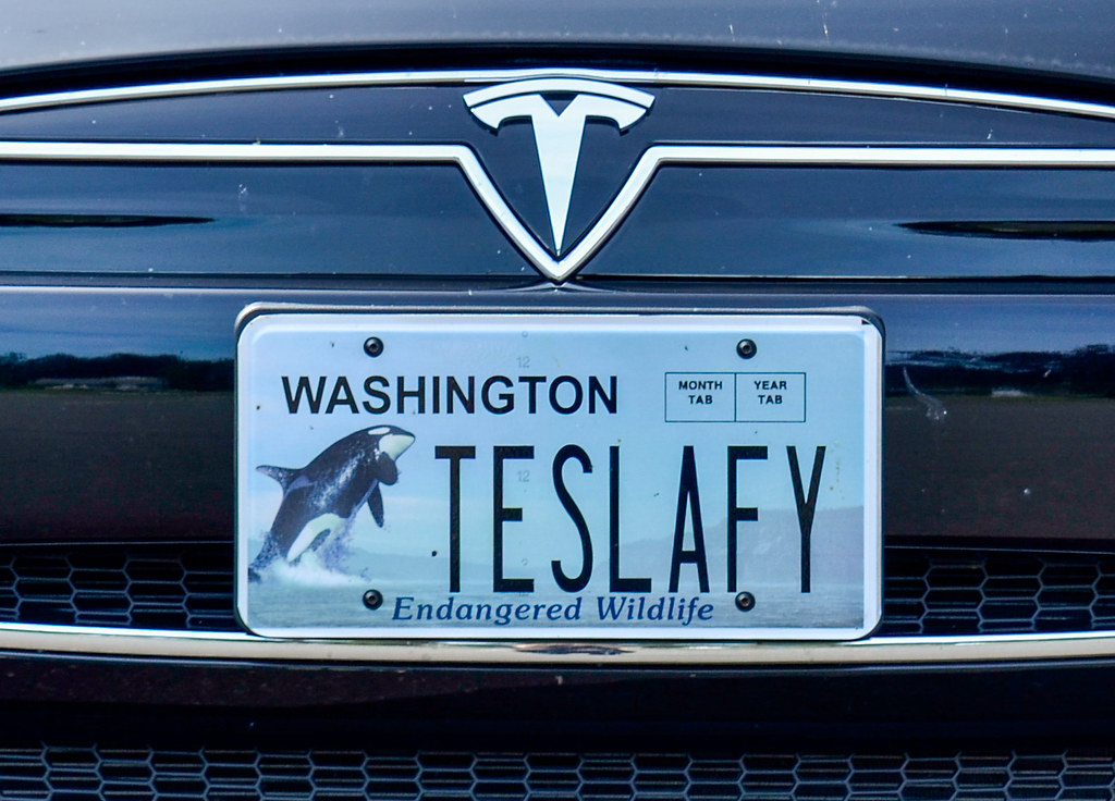 EV License Plate TESLAFY Add your EV license plate to th… Flickr