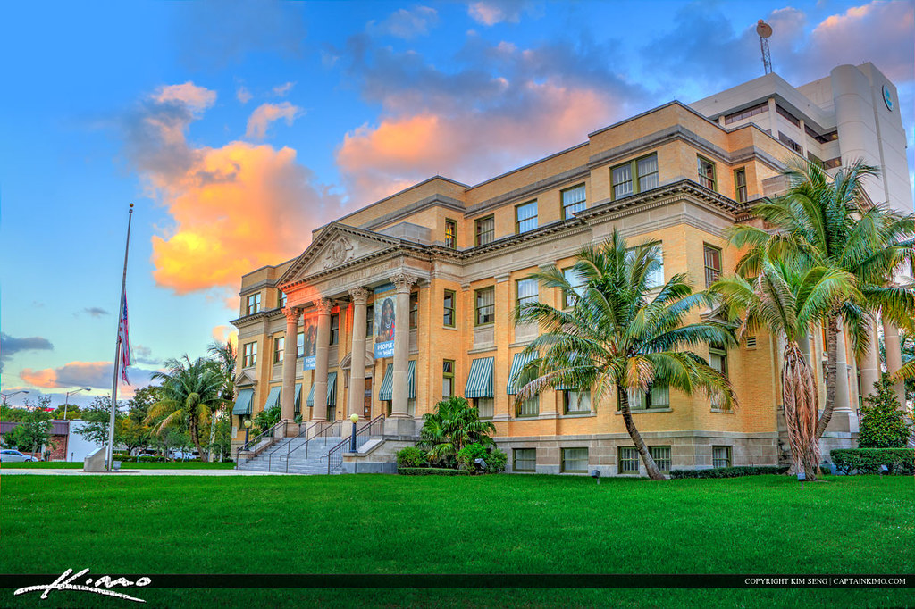 Old Historic Courthouse West Palm Beach The old Palm Beach… Flickr