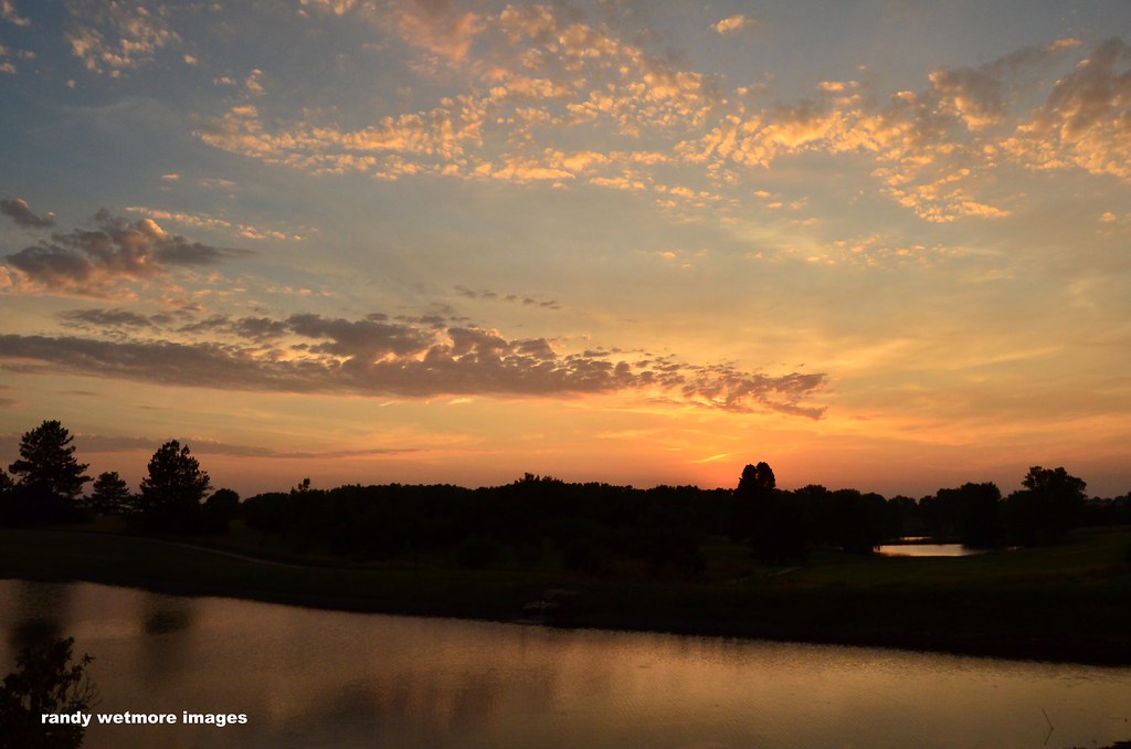 Three Pond Sunset Herington Kansas golf course. MTOWN JAYHAWK Flickr