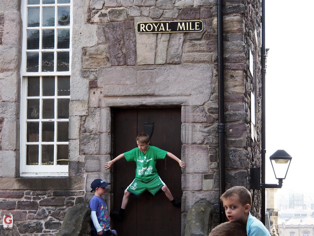 3 Boys on the Royal Mile This street is actually named