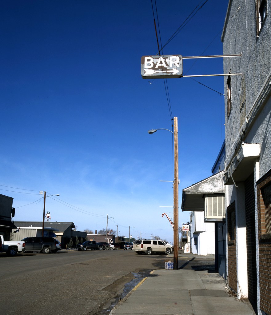 Downtown Poplar, Montana Poplar was quite active on this J… Flickr
