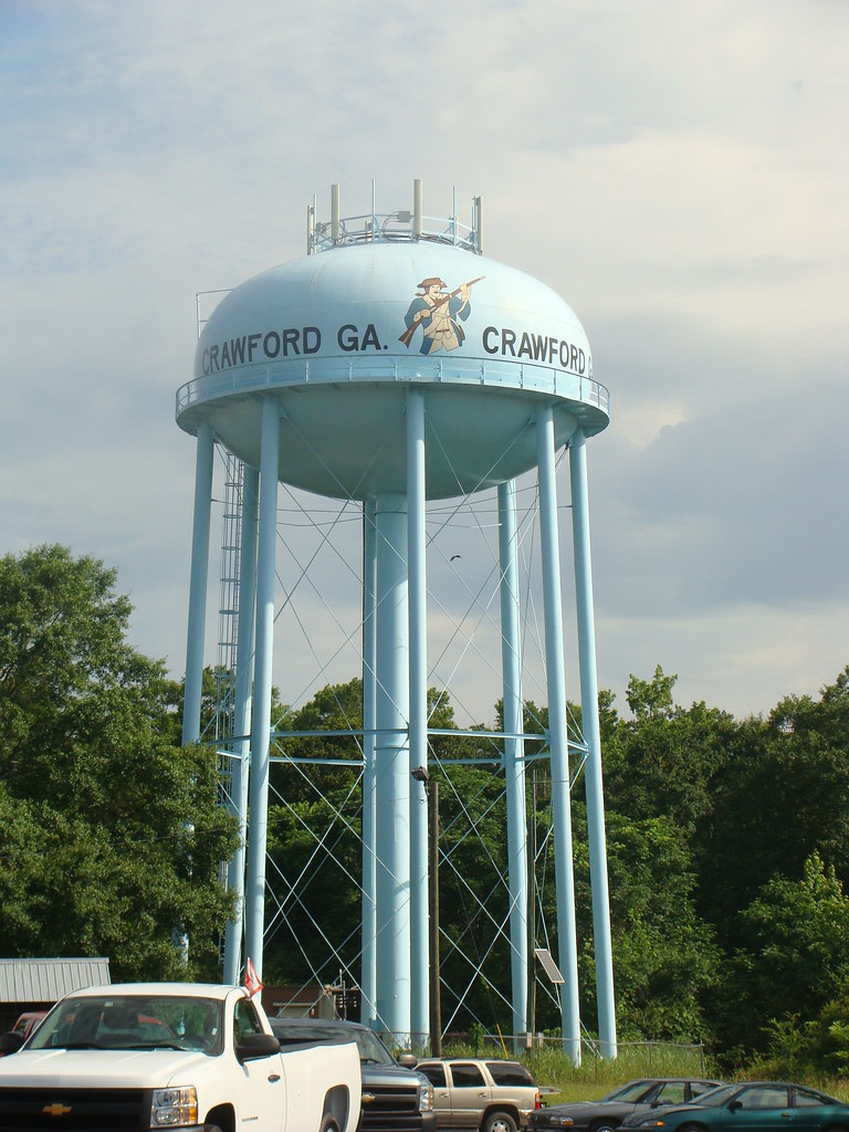 Crawford, Ga. Water Tower Crawford Patriot painted on Wate… Flickr