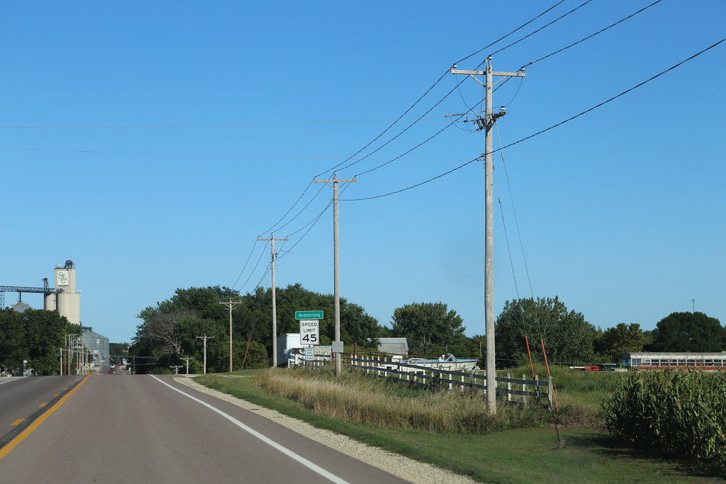 Armstrong Iowa, Emmet County IA Google Map Wikipedia Bruce Wicks