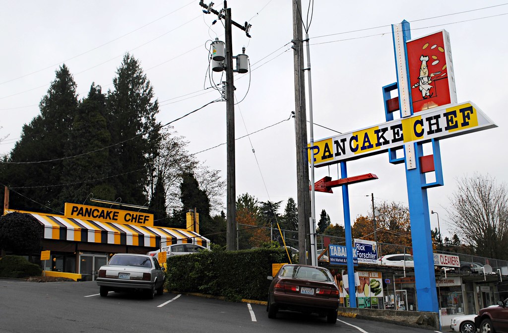 Pancake Chef 15215 Military Rd S. Seattle, Washington. Cragin