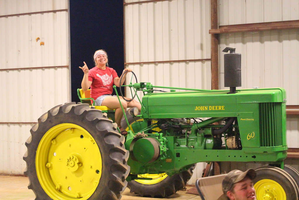 John Deere tractor or North Dakota State tractor? ) Flickr