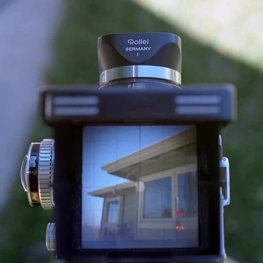 Rollei viewfinder Rolleiflex 3.5T groundglass view, the o… Flickr