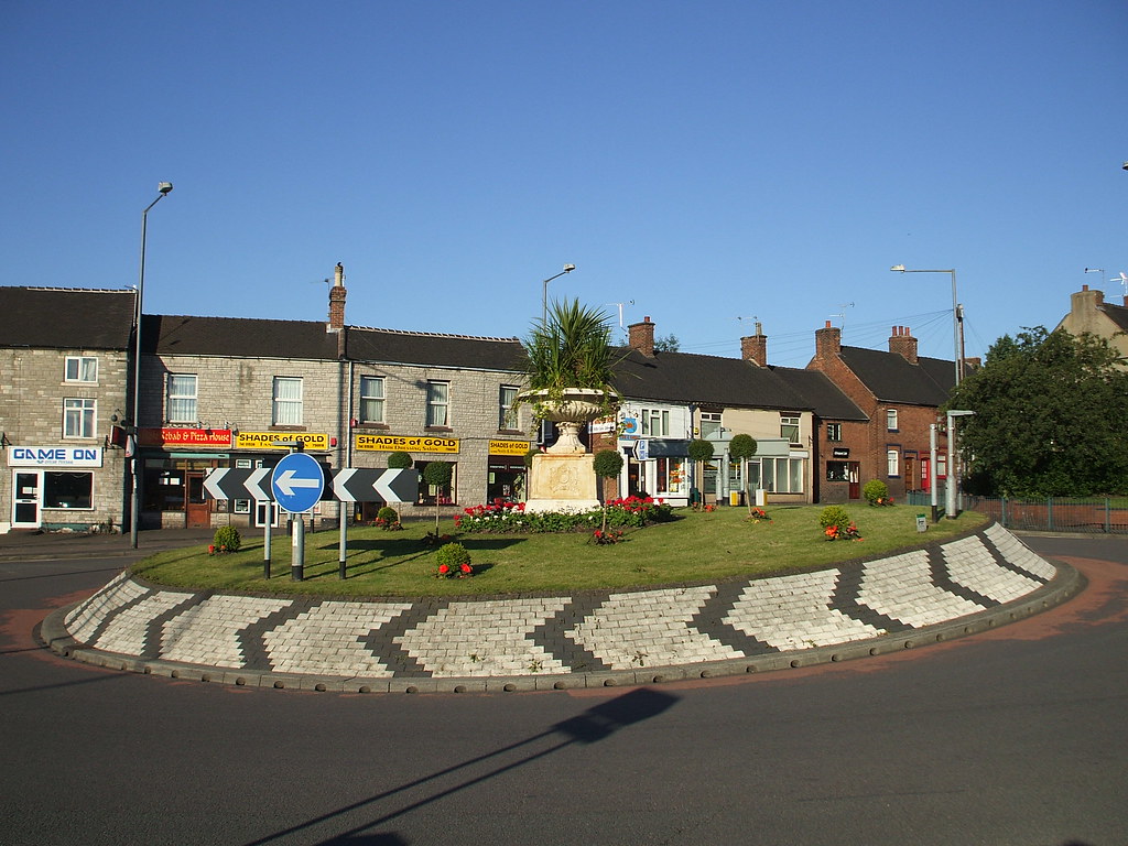 Cheadle Staffs, The new look roundabour. General Views Flickr