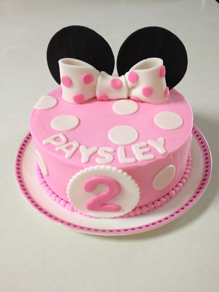 Minnie Mouse 2nd Birthday Smash Cake Smash cake/ no layers… Flickr