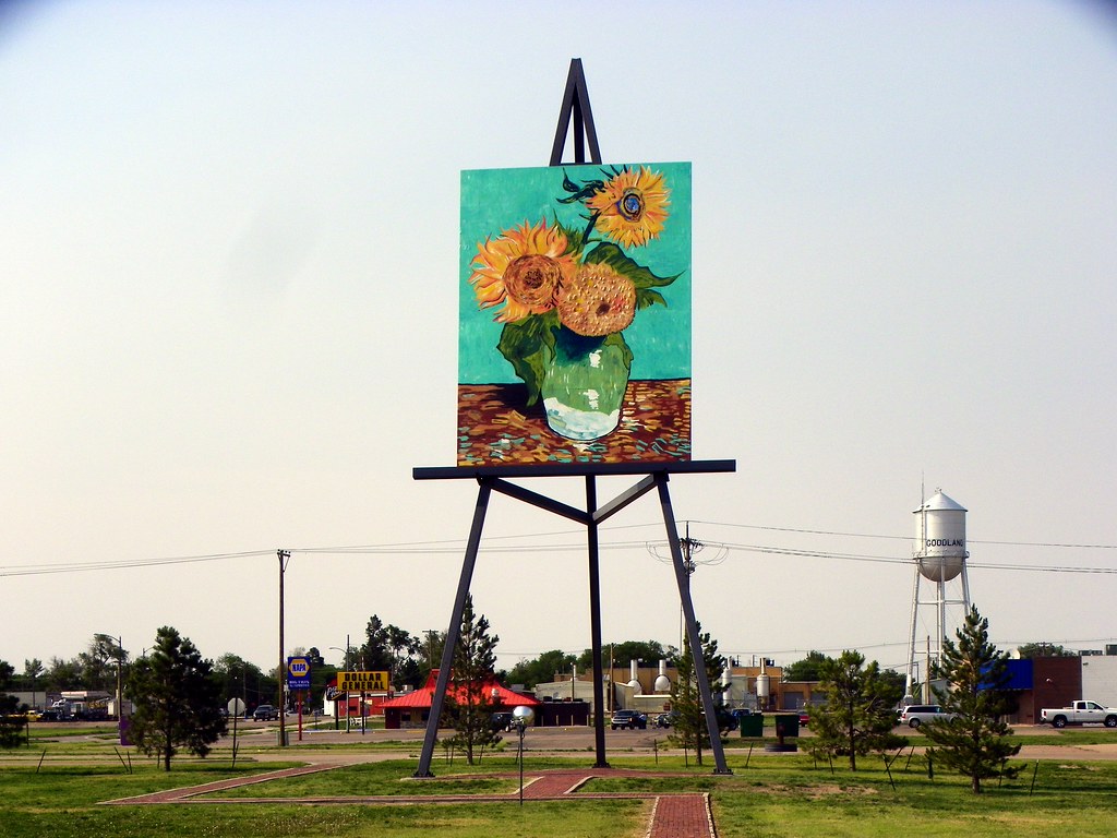 Giant van Gogh Painting Goodland, Sherman County, Kansas Flickr