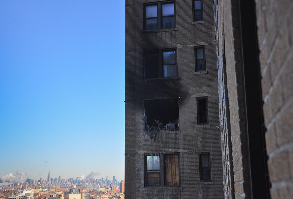 Turner Towers Aftermath of fire on 2/27/14 benjaminrphoto Flickr