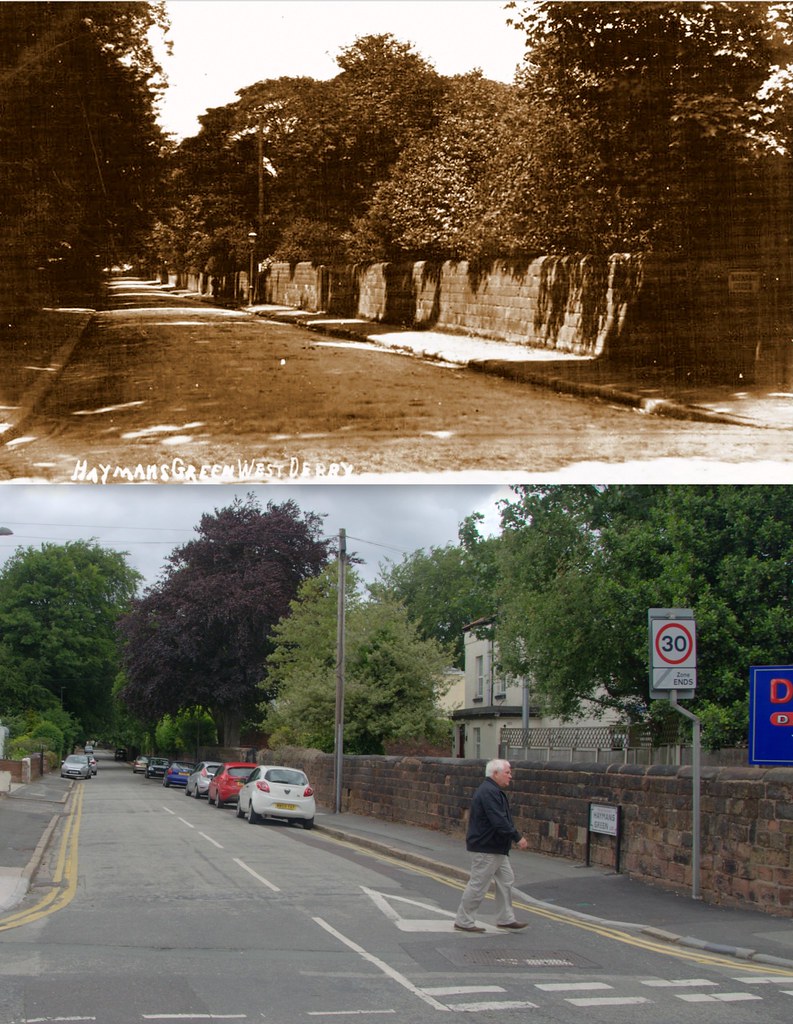Haymans Green, West Derby, 1900s and 2013 All these photos… Flickr