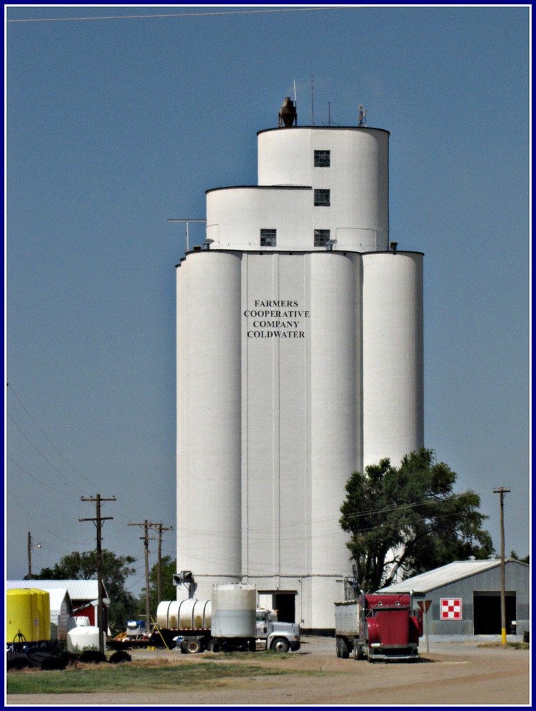 Coldwater Coop Coldwater, Kansas on the high plains. jimsawthat