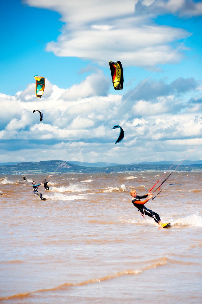 Kite Surfing Credit Andy Hockridge Explore Morecambe Bay Flickr