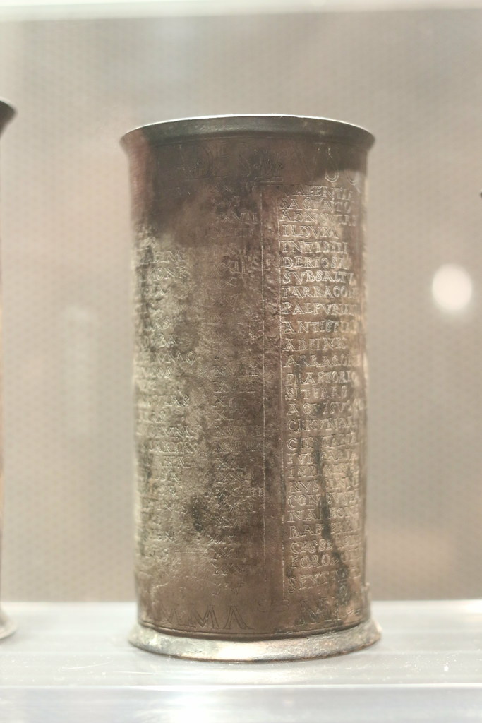 The Votive Deposit of Vicarello The four silver cups come … Flickr