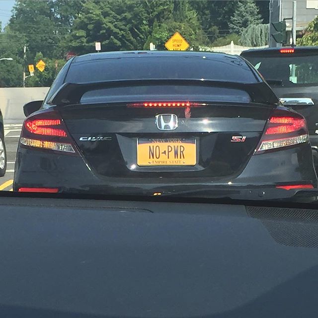 Saw this hilarious license plate! vtecproblems honda ci… Flickr