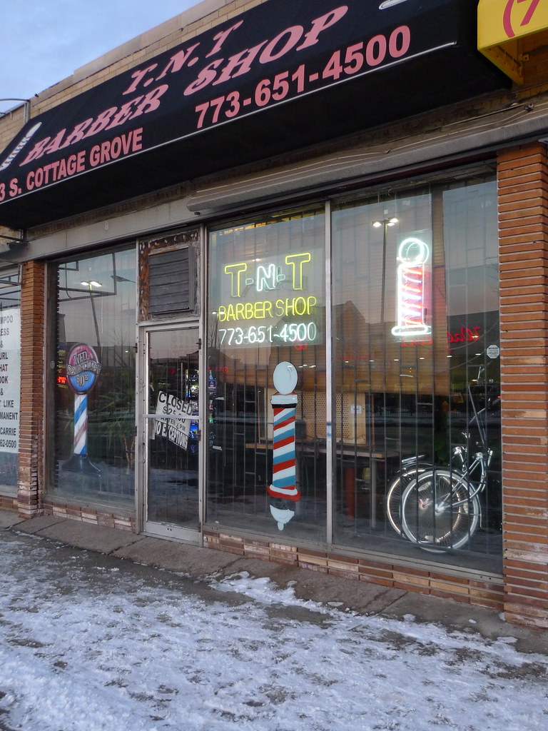 TNT Barber Shop 8623 S. Cottage Grove (built in 1955) curtis locke Flickr