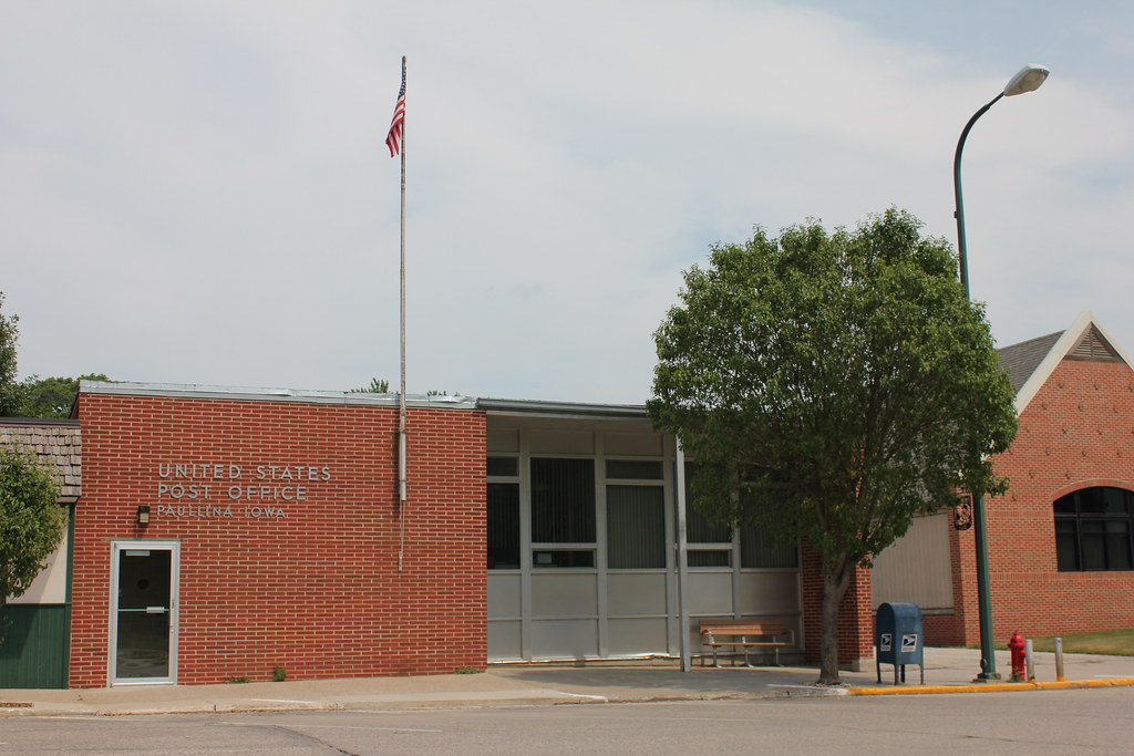 Post Office Paullina, IA Tom McLaughlin Flickr