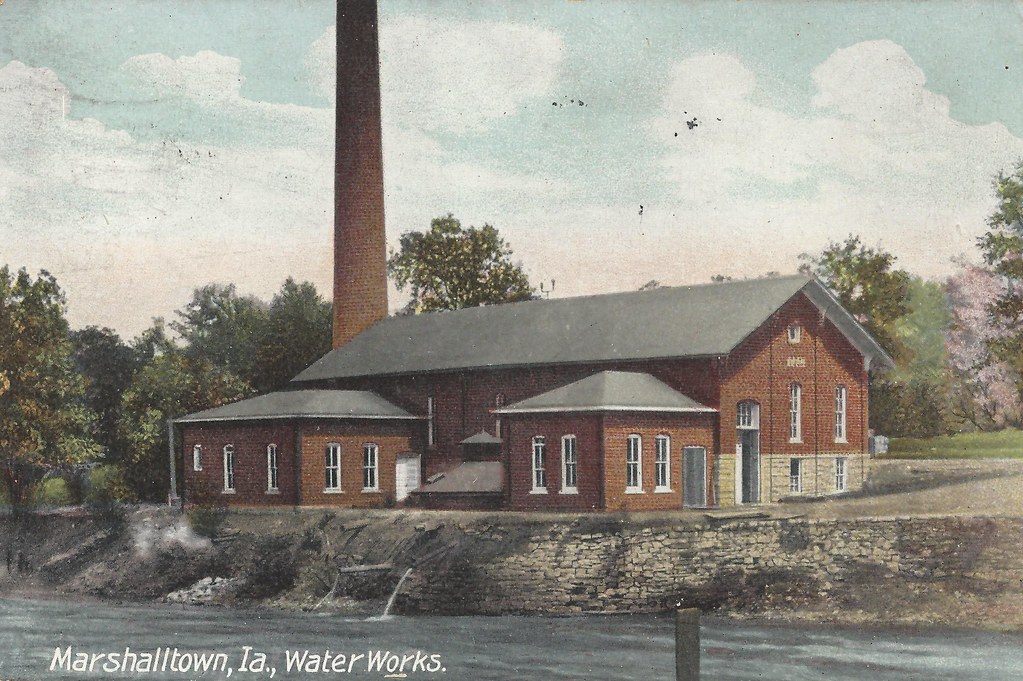 Marshalltown, Iowa, Water Works Postmarked May 18, 1910. Flickr
