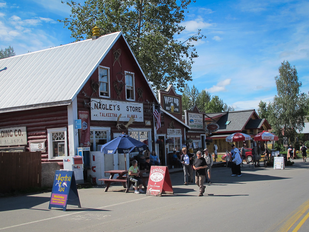 Talkeetna AK, town center Anthony International Flickr