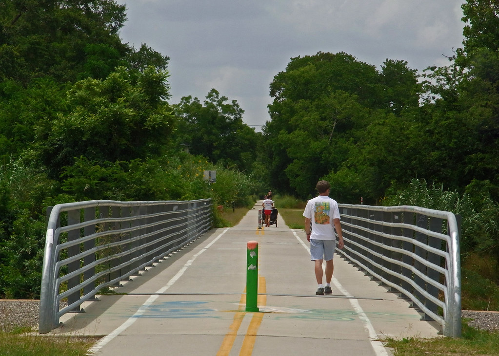 Houston USA (63)Steve on the White Oak Bayou Hike & Bike T… Flickr