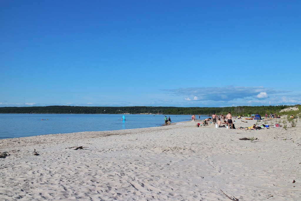 Sandy Beach at Grand Beach, Manitoba, Canada Grand Beach w… Flickr