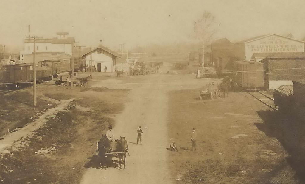 SW Wayland MI RPPC 1912 GR&I Grand Rapids & Indiana DEPOT … Flickr