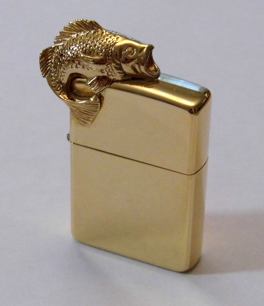 Vintage Zippo "Fish" Cigarette Lighter Joe Haupt Flickr