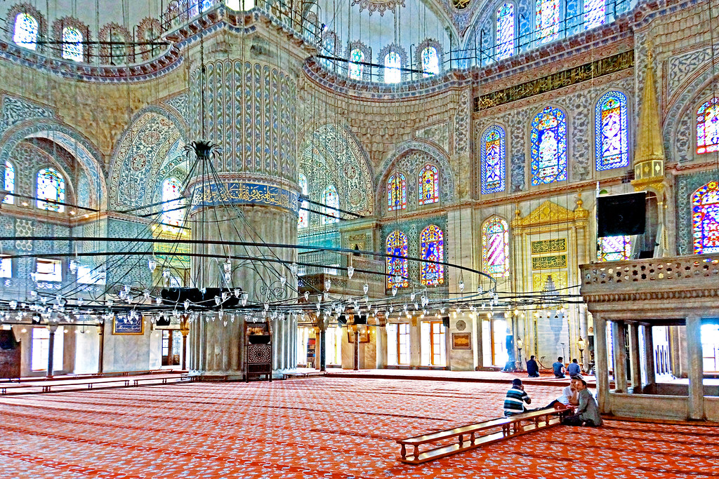 Turkey03259 Interior of the Blue Mosque PLEASE,NO invit… Flickr