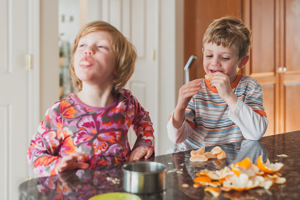 Out takes clementine eating Amy Flickr