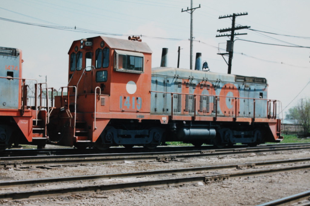 Illinois Central 1419 (SW14) Decatur, Illinois, 1987; digi… Flickr