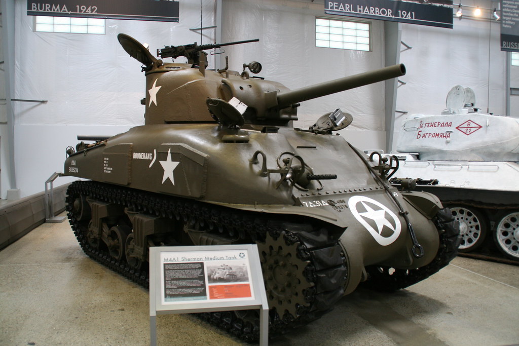 M4A1 SHERMAN MEDIUM TANK More Sherman tanks were made than… Flickr