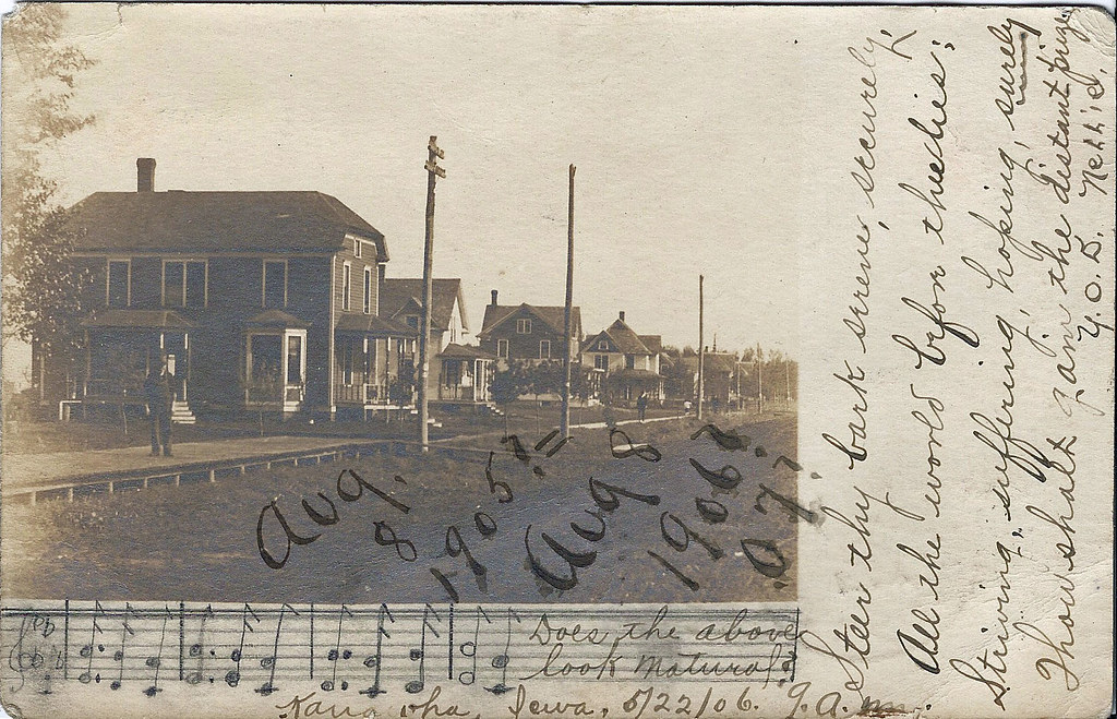 Kanawha Iowa Main Street houses 1906 Kanawha, Iowa houses … Flickr